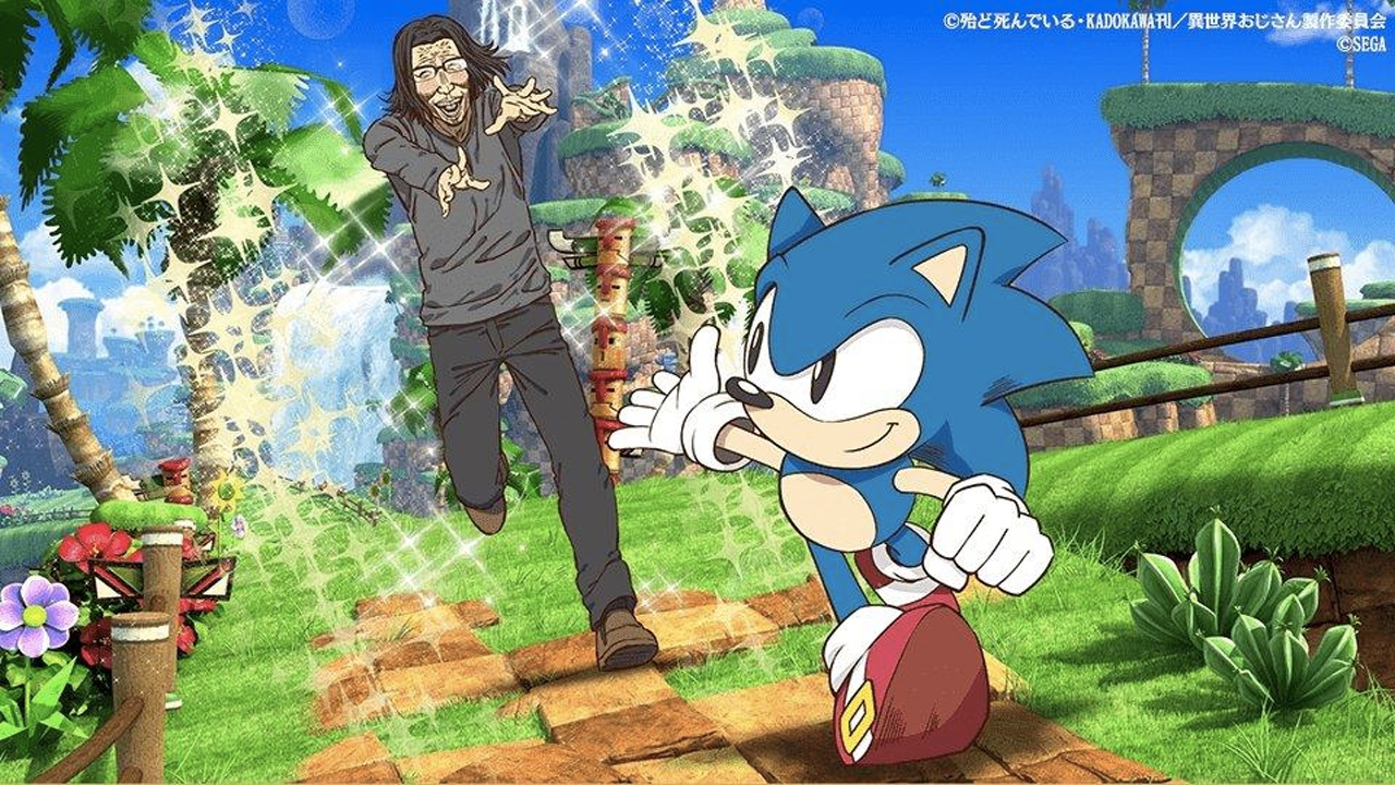 Sonic tuvo un especial crossover con el anime uncle from another world.