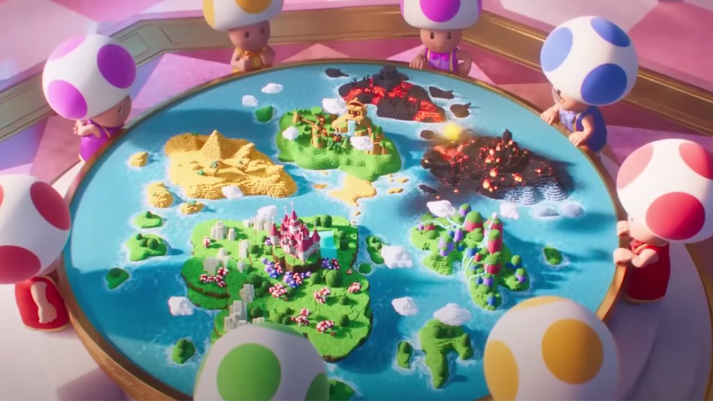 Los reinos que saldrán en Super Mario Bros