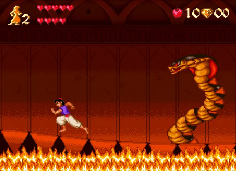 Aladdin para SNES es más fiel a la película