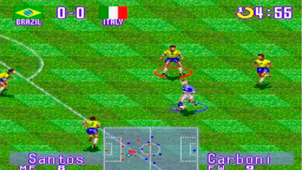 International Superstar Soccer era un juego de fútbol de antaño