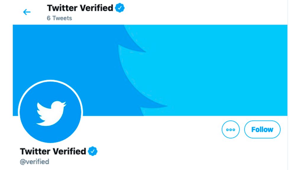 El nuevo verificado de Twitter