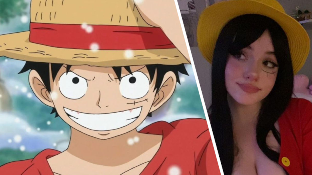 Luffy se vuelve en una linda chica con este cosplay directo de One Piece