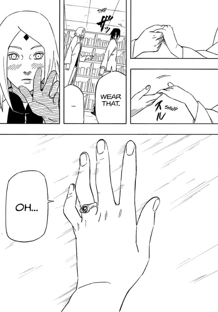 El spin off de Naruto: Sasuke Retsuden enfoca a la icónica pareja: Sasuke y Sakura, además por fin nos muestra momentos cursis entre ellos. 
