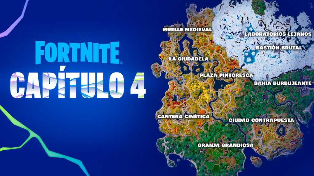 Mapa de Fortnite Capítulo 4