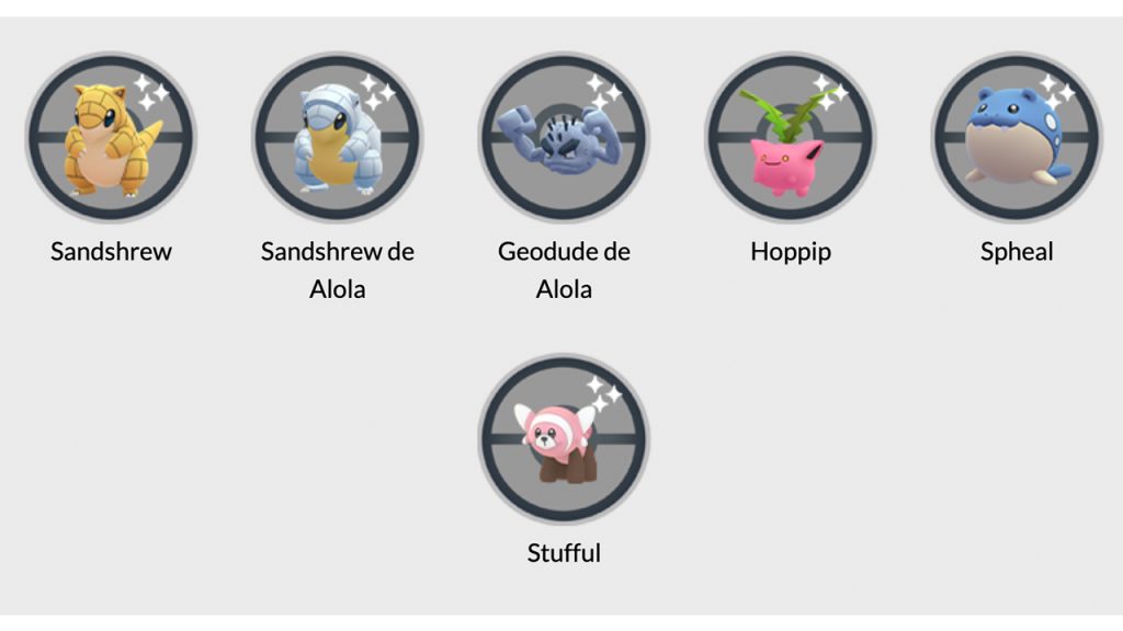Los protagonistas del evento de diciembre de Pokémon GO