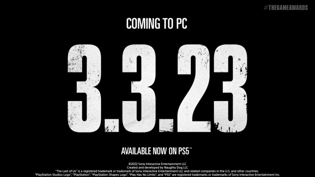 The Last of Us Part 1 reveló su fecha de salida en PC