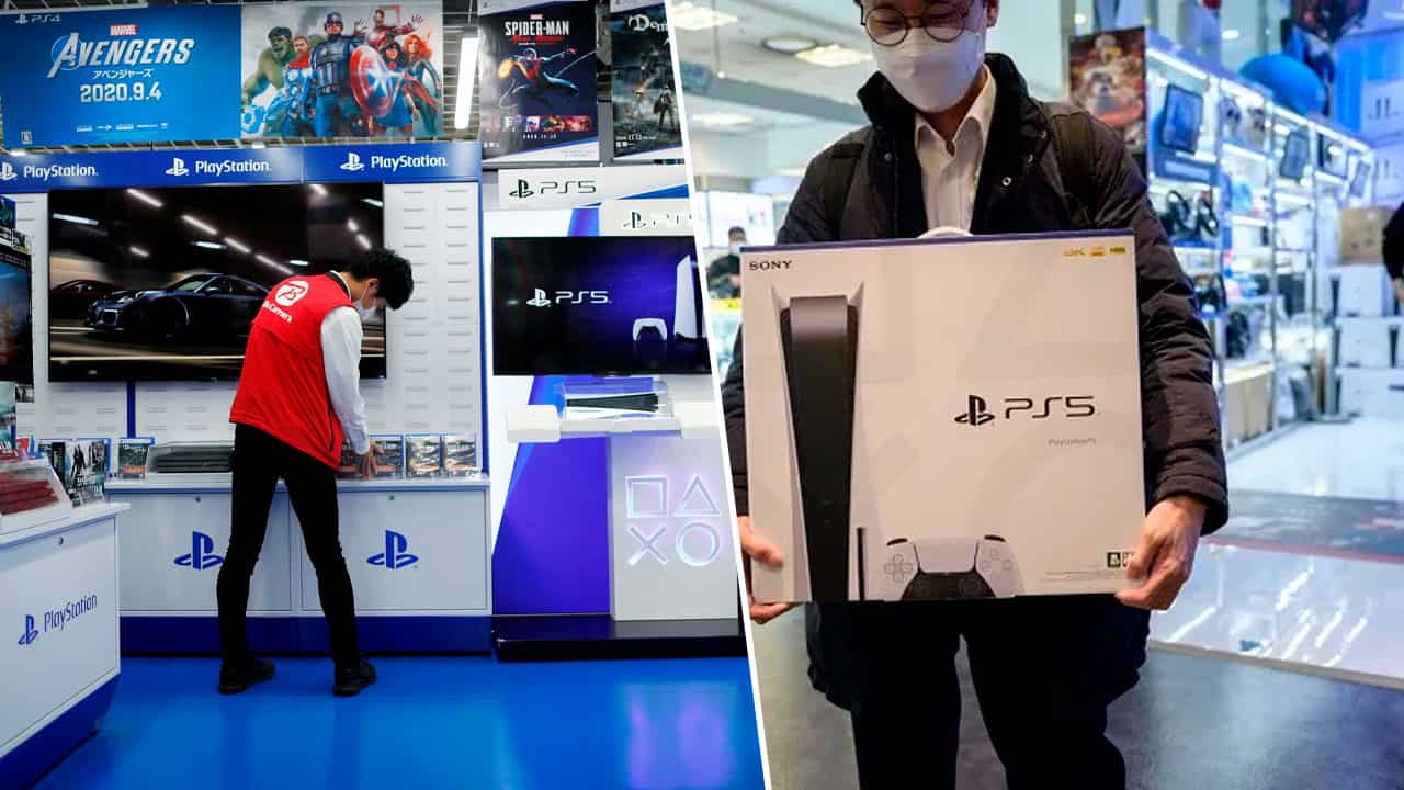 PS5 disponible en tiendas, comercial live-action