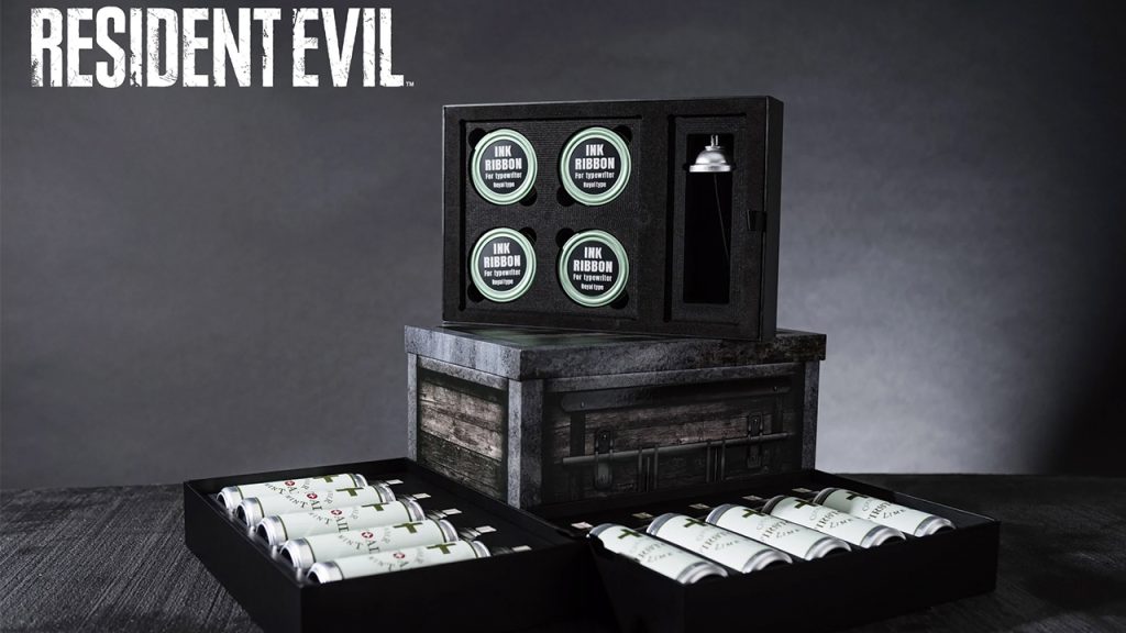 La caja coleccionable de bebidas de Resident Evil