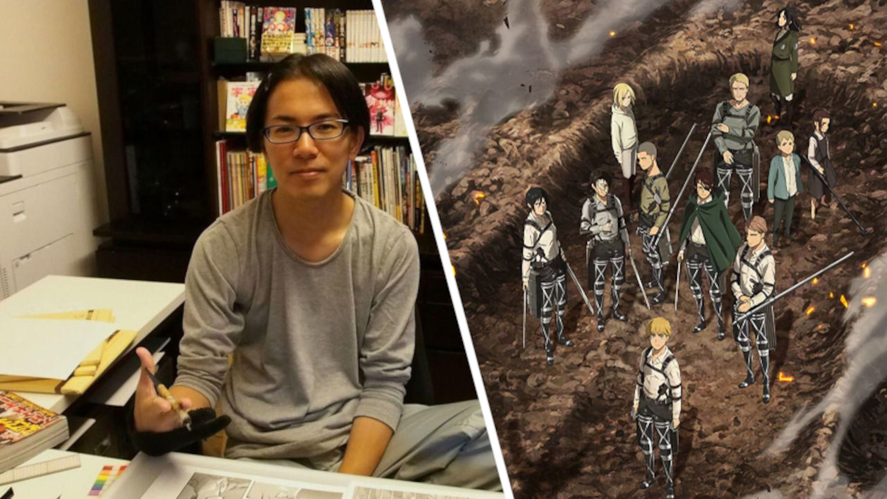 Autor de Attack on Titan habla del poco descanso que tienen los mangaka