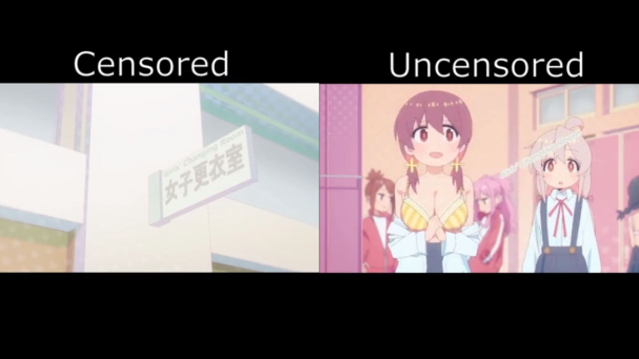 Censorship chan attacks again and this time it was in the Onimai anime