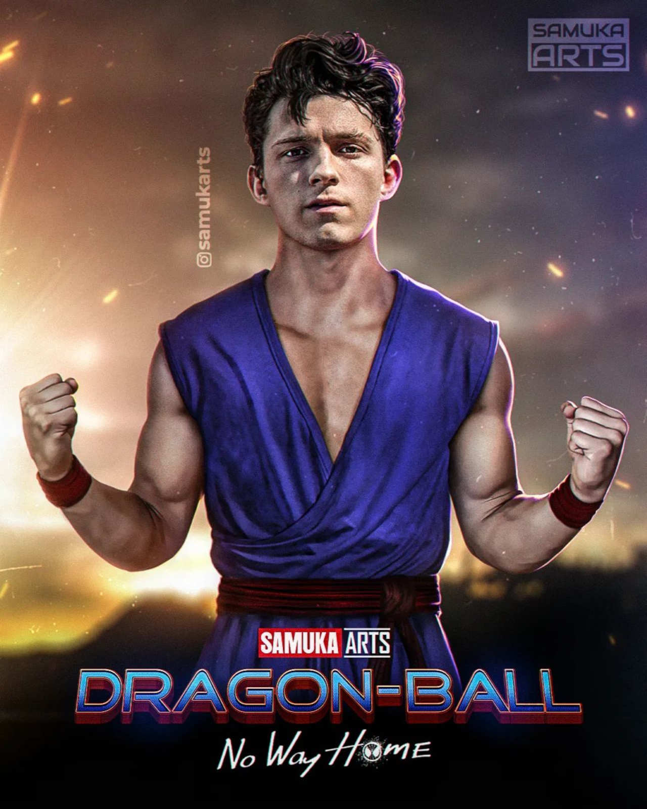 Así de vería Gohan interpretado por Tom Holland en un Live Action de Dragon Ball