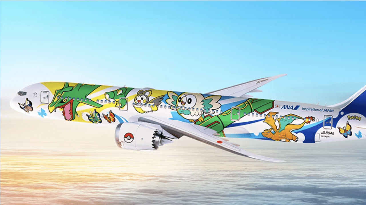 Pokémon estrena nuevo avión de ANA y te decimos cómo podrás viajar en él