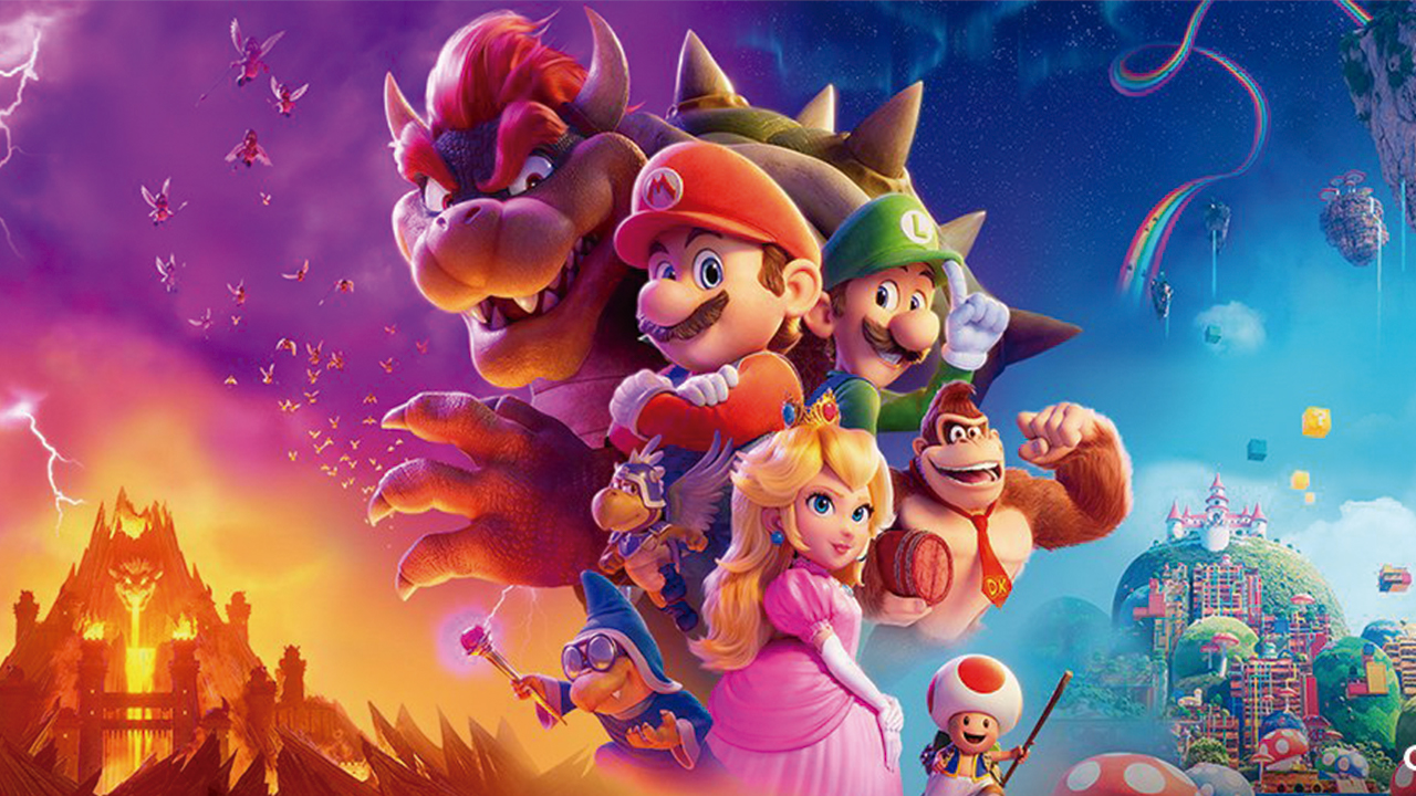 Un poster de Super Mario Bros. La Película