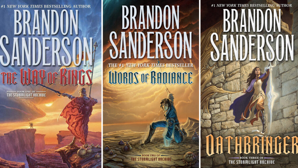 Libros de fantasía: Brandon Sanderson, Tolkien, K. Le Guin. 