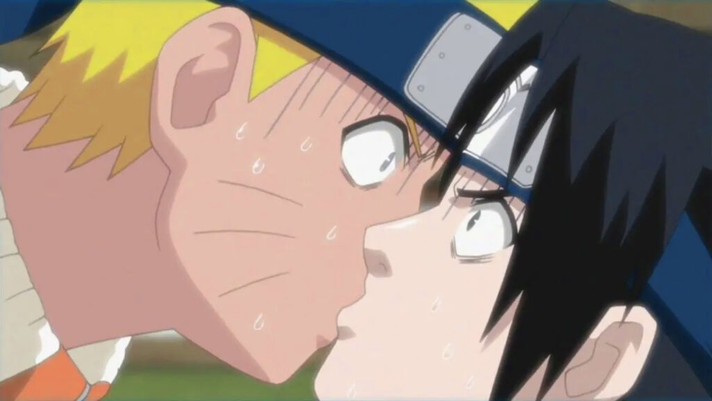Naruto y Sasuke tuvieron un primer épico acercamiento. 