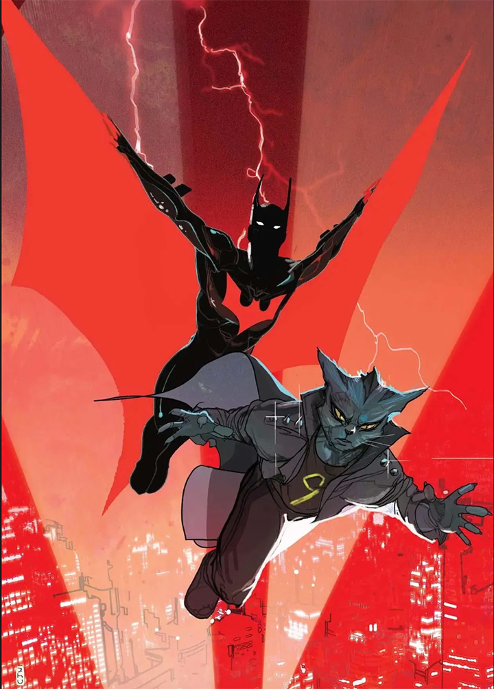 Una de las portadas de Batman del Futuro