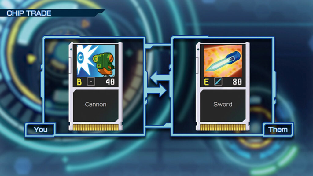 Les jetons sont une partie importante de Mega Man Battle Network