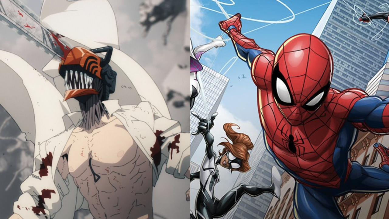 Un fanático crea una interesante ilustración en la que podemos ver a Peter Parker frente a Chainsaw Man, ¿quién ganará, podrían ser amigos?