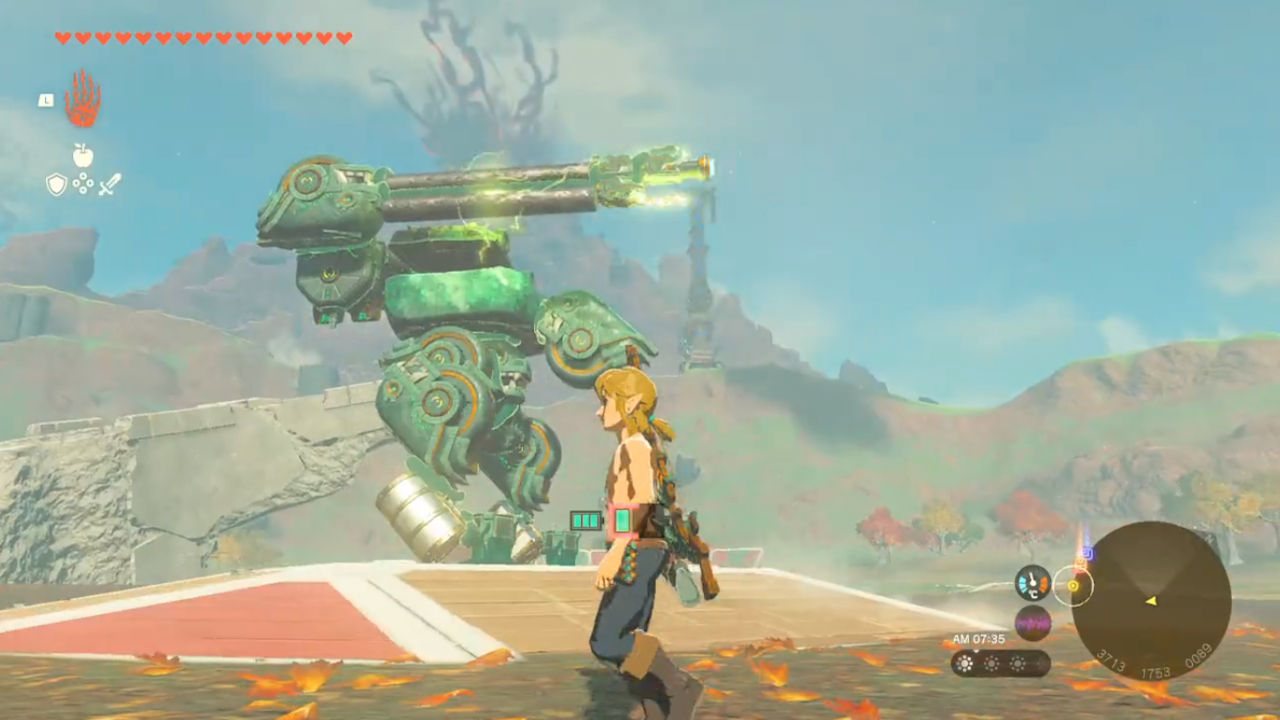 Zelda: Tears of the Kingdom: Jugador crea una réplica funcional del Metal Gear Rex