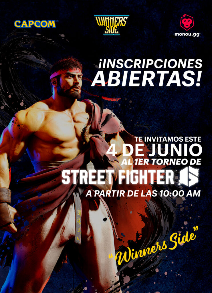 Inscripciones abiertas torneo de Street FIghter 6 en México