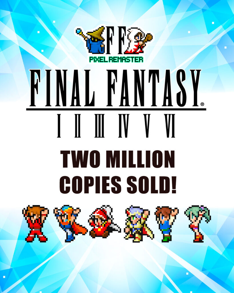 Final Fantasy Pixel Remastere celebra 2 millones de copias