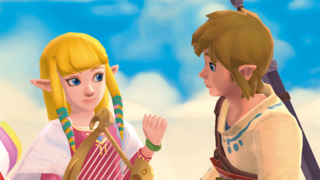 Zelda y Link mostraron indicios de una relación en Skyward Sword