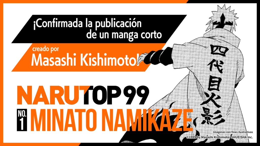 Naruto: Anuncio de Minato, el ganador del one-shot que conmemorará el veinte aniversario de la popular saga de ninjas escrita e ilustrada por Masashi Kishimoto.