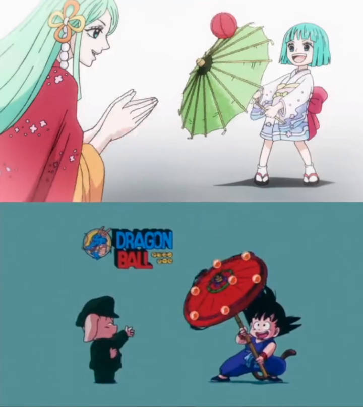 Hype on X: One Piece Episode 1066 Referenced Dragon Ball