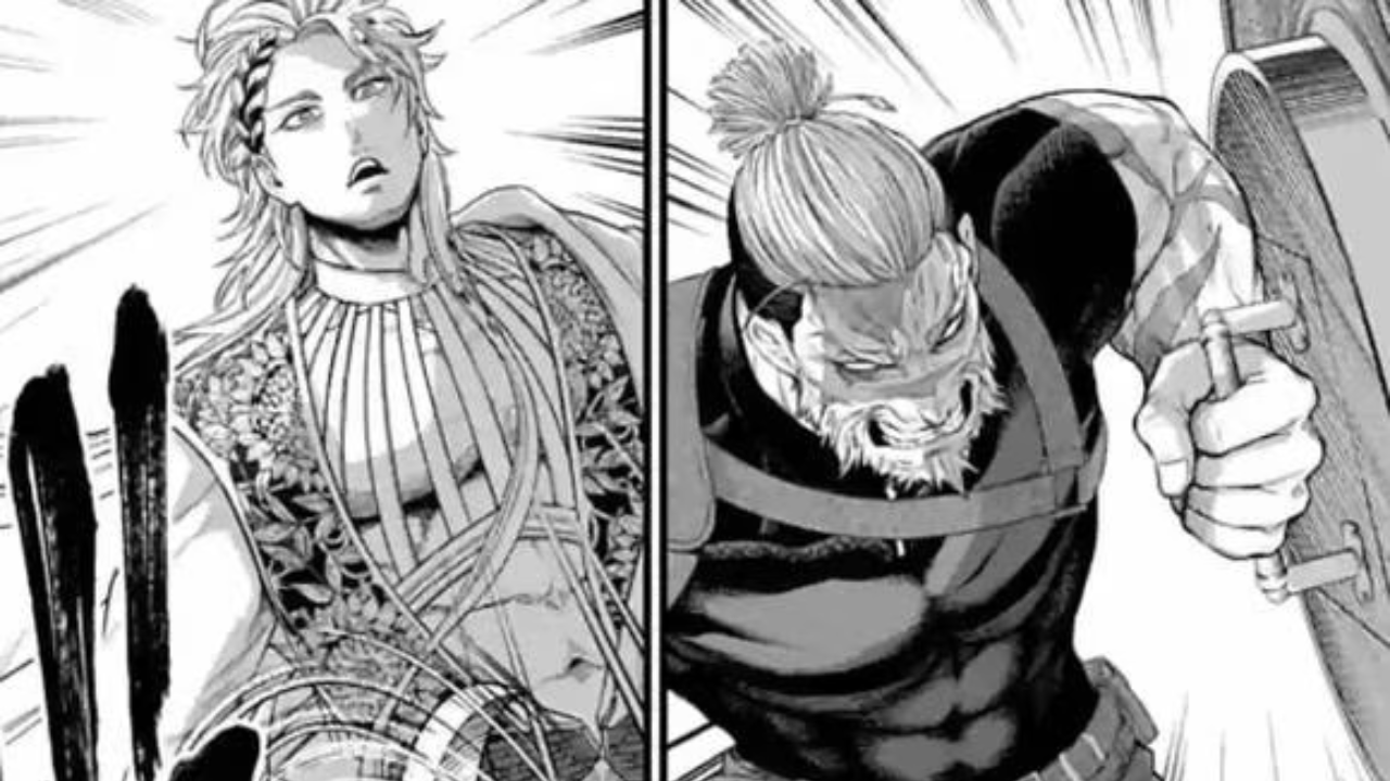 Shuumatsu no Valkyrie: Record of Ragnarok 79 - El primer golpe lo dará el Rey Leónidas, Apolo recibirá de lleno un golpe en el rostro.