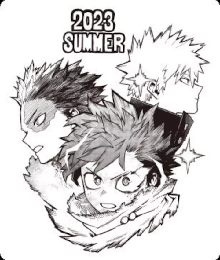 Author of My Hero Academia celebrates summer with new illustration with Deku, Bakugo and Todoroki