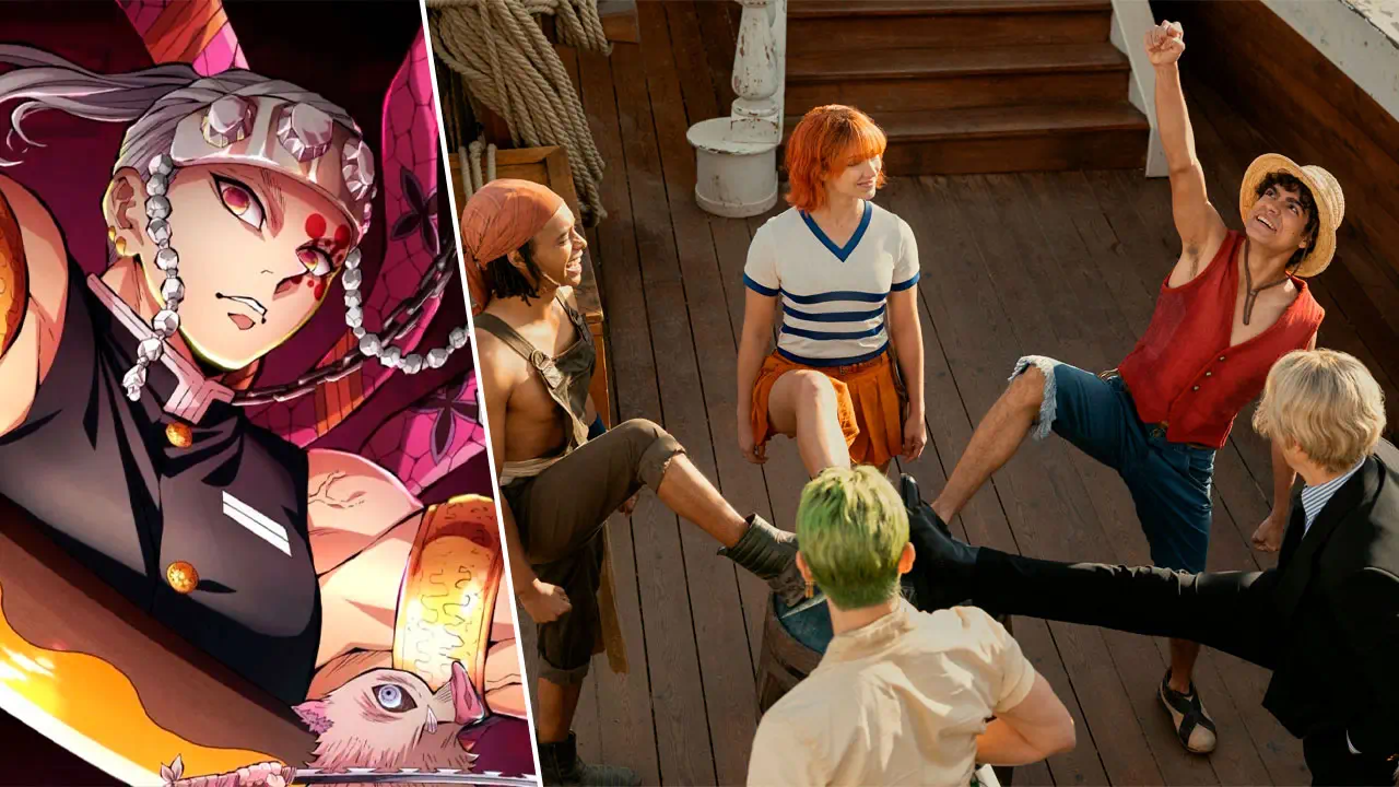 One Piece y Demon Slayer: Kimetsu no Yaiba se estrenab eb Netflix