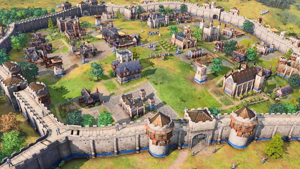 . El multijugador de Age of Empires IV te permite hasta siete jugadores en los modos de PVP y PVE. Es de Relic Entertainment.