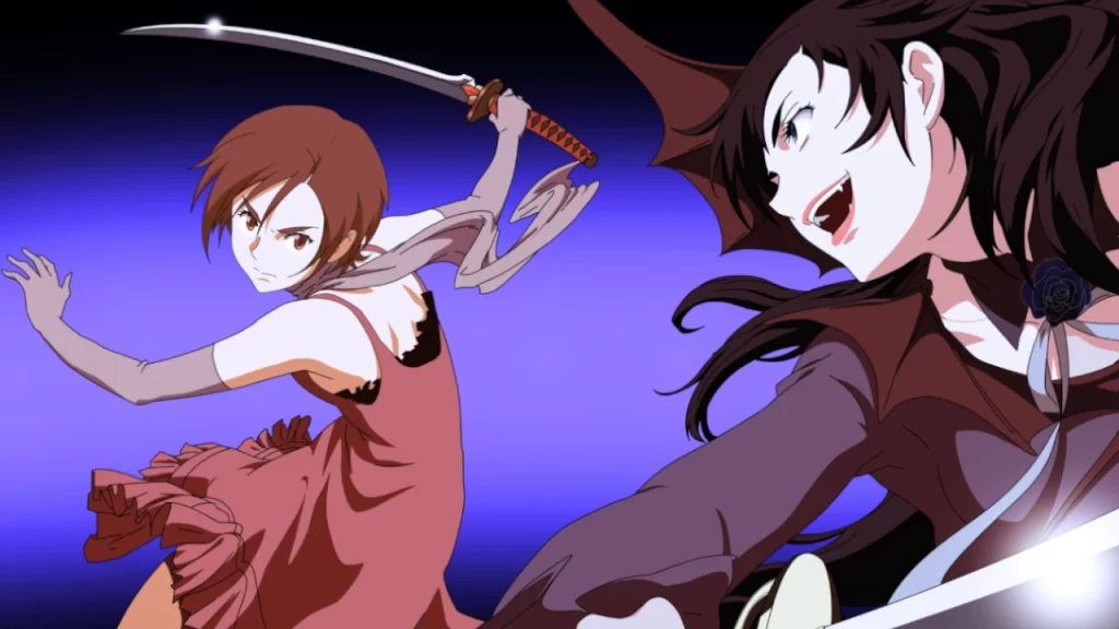 Saya y Diva de Blood Plus - Las mejores espadachines del anime.
