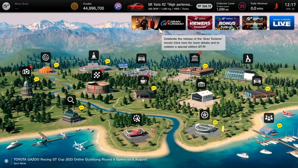 Gran Turismo 7 obtiene contenido nuevo dedicado de si película