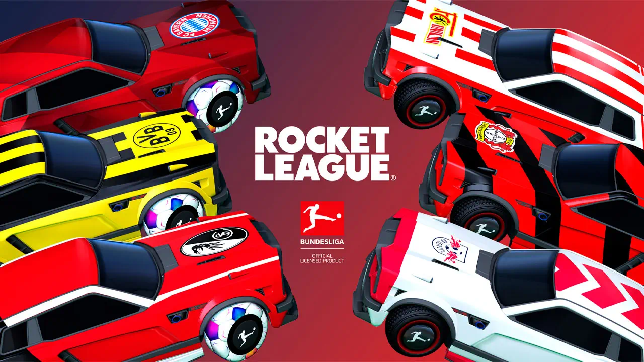 Rocket league colaboración con la bundesliga.