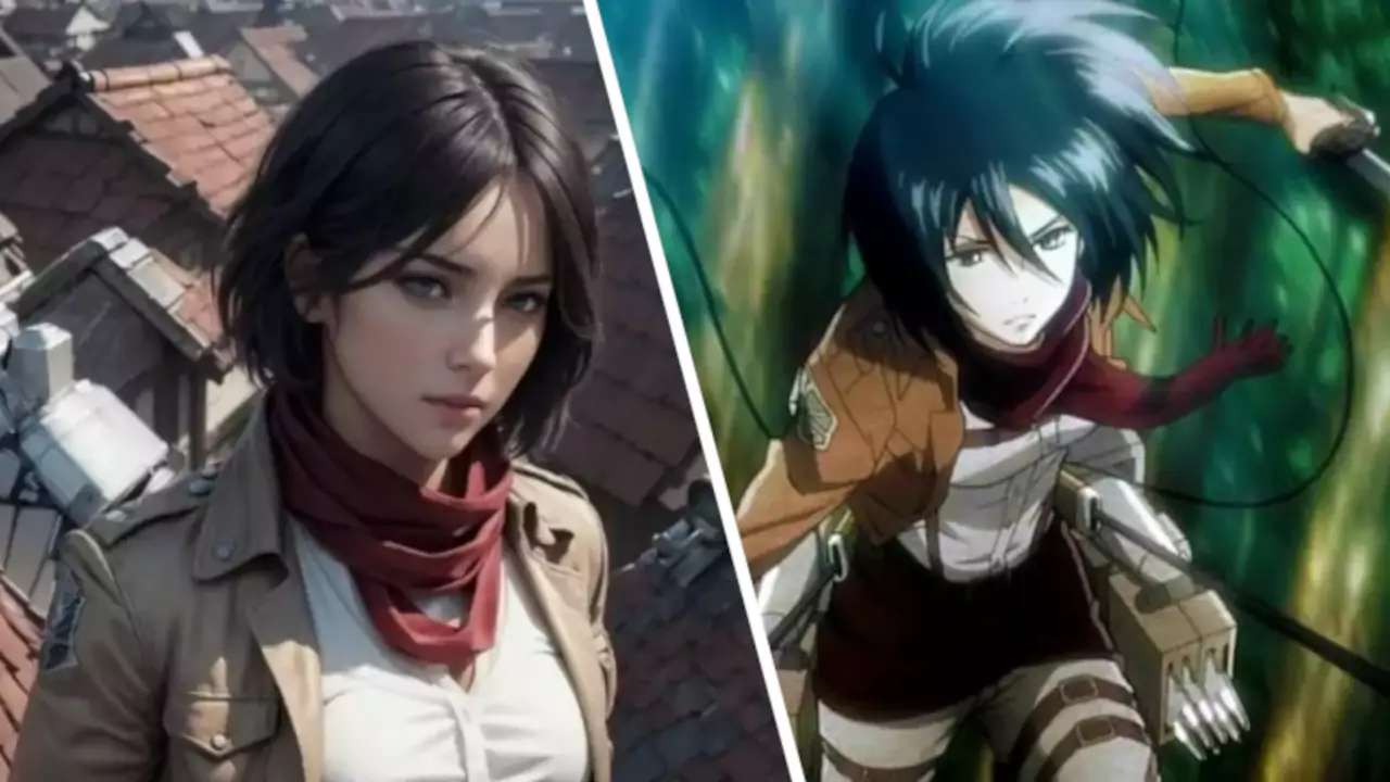 Attack on Titan: IA hace versión realista de Mikasa que es puro fan service