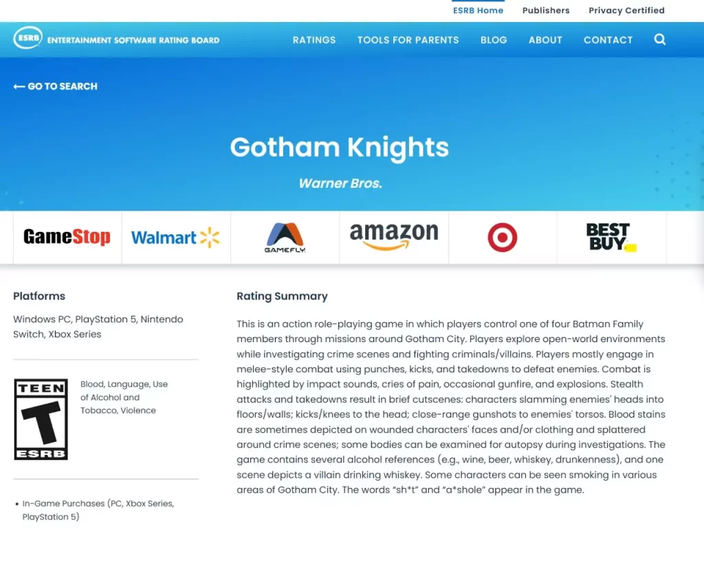 Gotham Knights would be confirmed for the best-selling console of the last 10 years