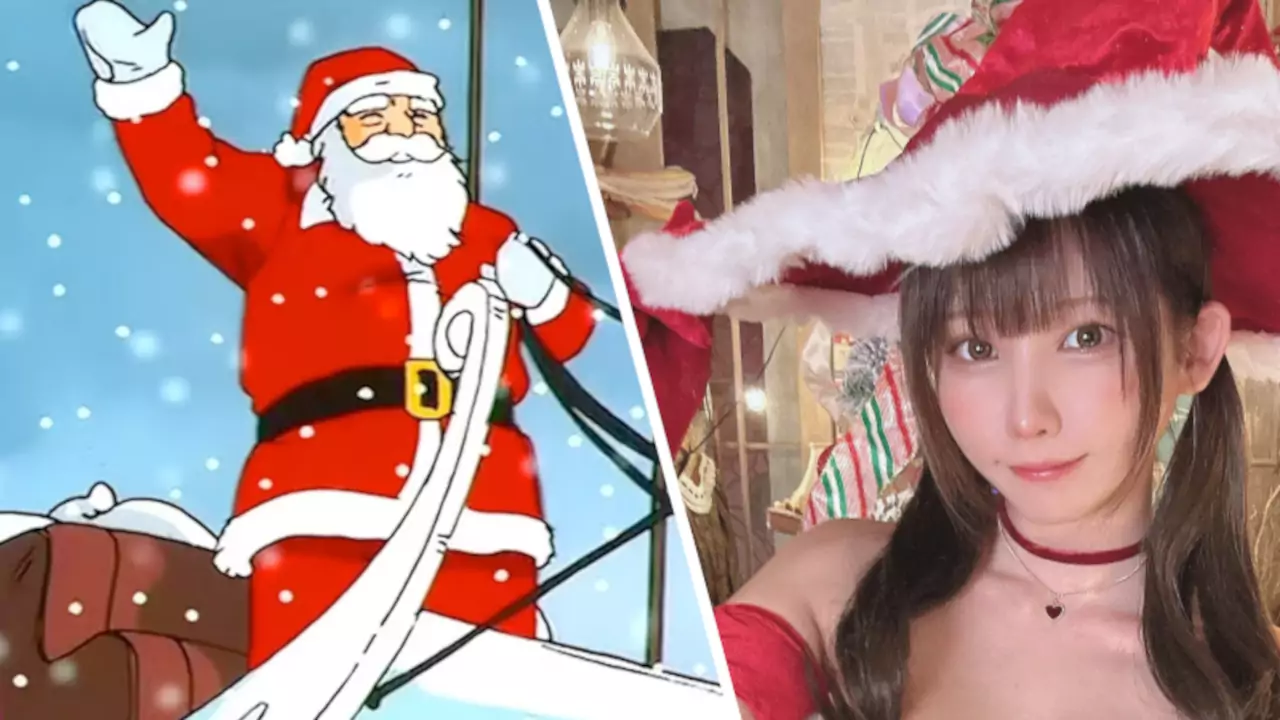 Enako cosplay ya está lista para repartir regalos de Navidad con este hermoso atuendo de Santa