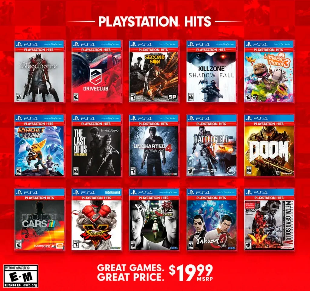 Juegos en oferta del PlayStation 4