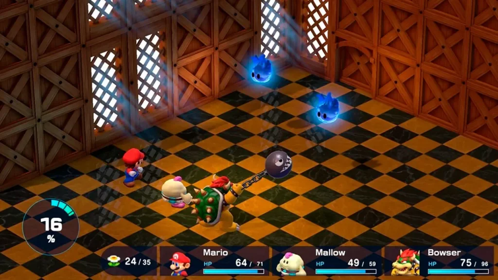 Super Mario RPG - gameplay