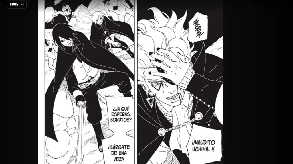 El capítulo cinco de Boruto: Two Blue Vortex nos permitió ver la derrota de Sasuke Uchiha; el ninja se sacrificó por Boruto debido a Sarada.