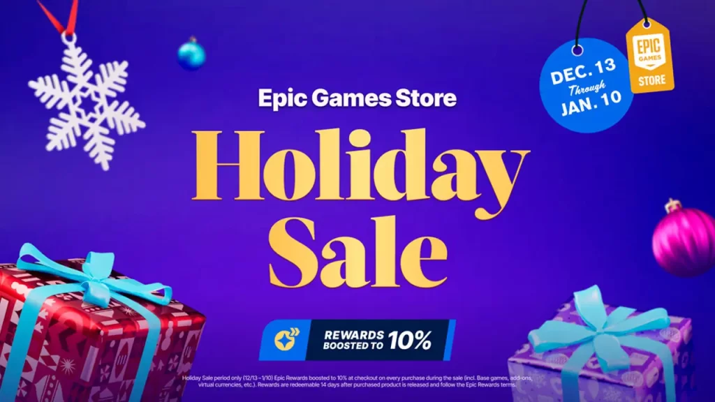 Epic Games Store venta de Navidad 2023