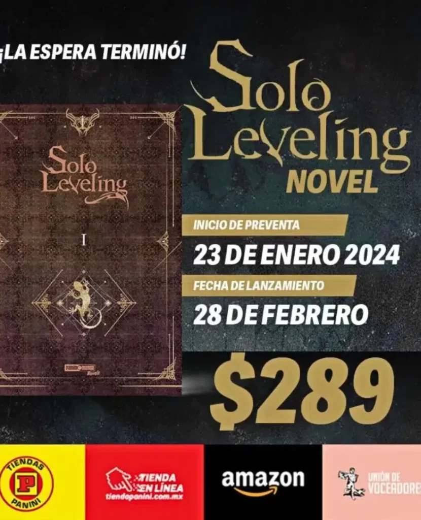 Libro Solo Leveling 1 Novela - Español