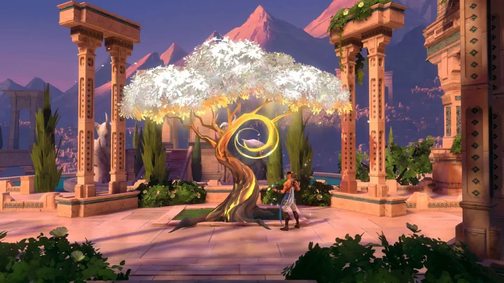 Prince of Persia: The Lost Crown - Los árboles sirven para ajustar habilidades