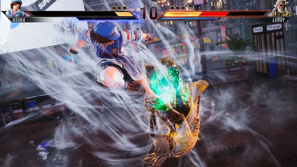 Tekken 8 combate Asuka contra Laroy