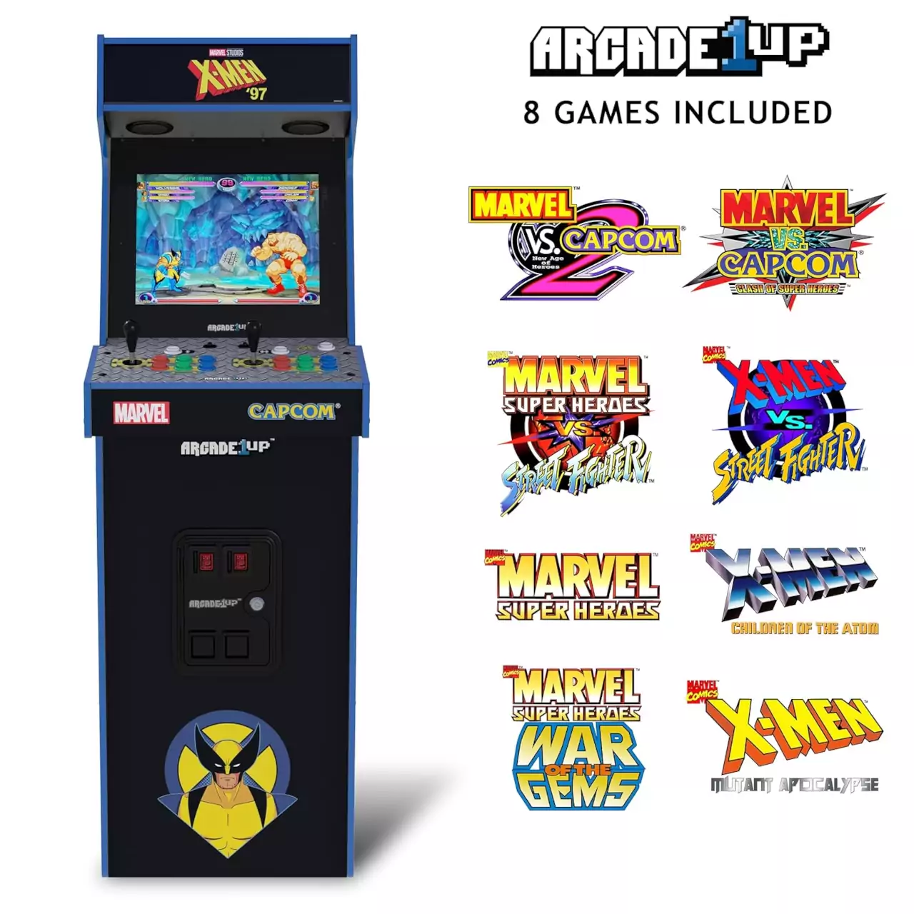 Esta increíble máquina arcade edición limitada de Marvel y Capcom busca  aprovechar el éxito de las consolas retro mini