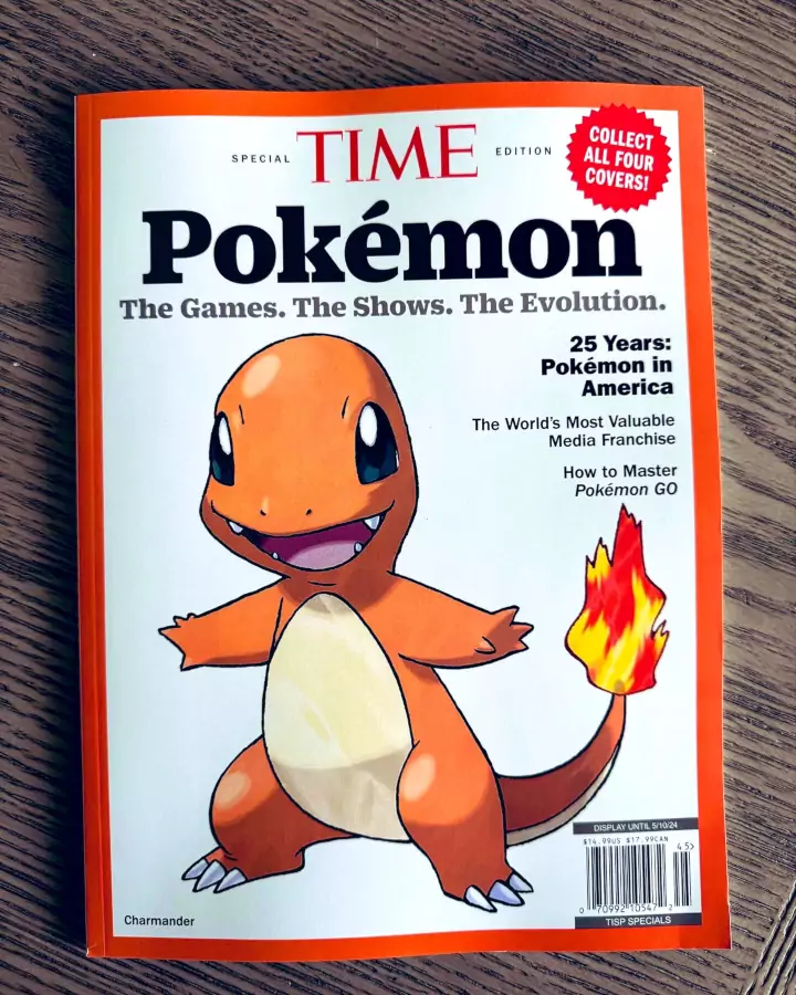 Pokémon hace historia y saca 4 portadas de colección para la revista Time