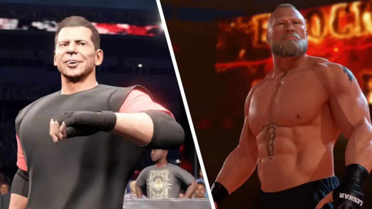 WWE 2K24 elimina a Brock Lesnar y al fundador Vince McMahon tras demandas en su contra