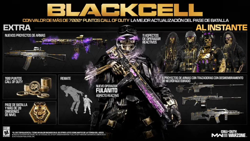 Call of Duty: Modern Warfare III y Warzone 2.0 - Blackcell