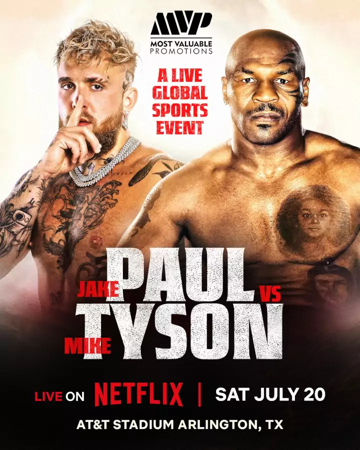 Netflix ahora será la casa del boxeo, tendrá el combate entre Mike Tyson y Jake Paul